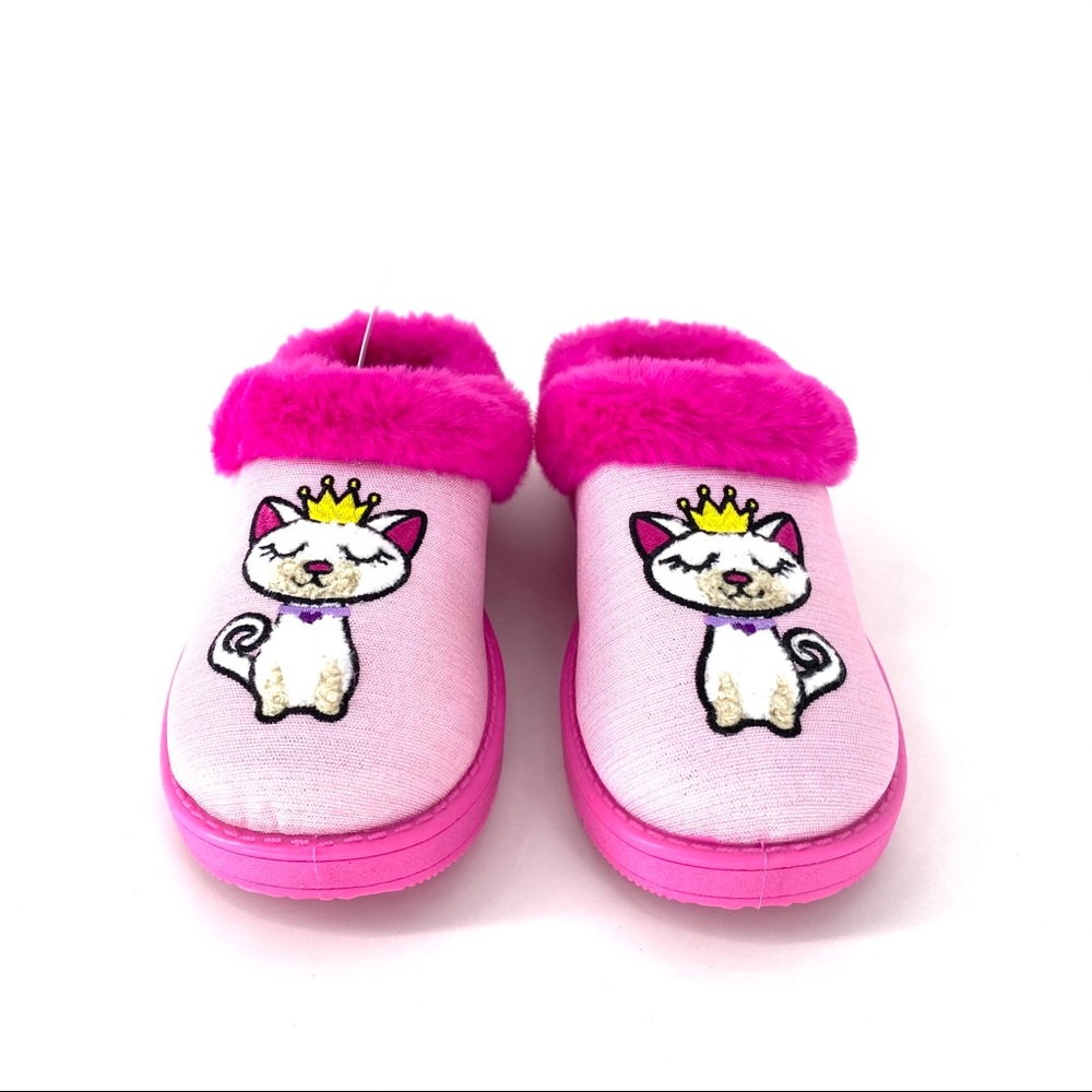 Skechers Girls' Lil BOBS Sleepy Slides Pink  11 - Picture 3 of 5